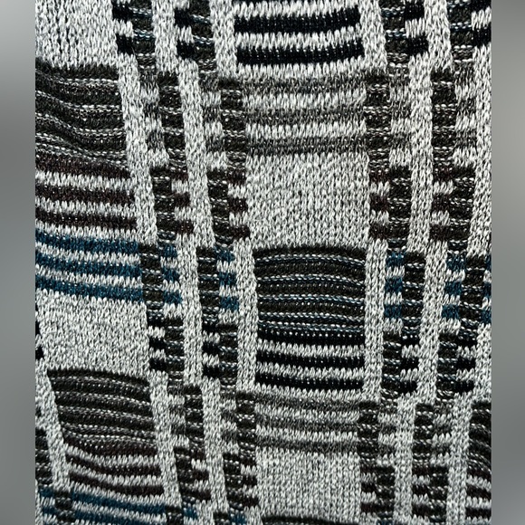 Jantzen vintage sweater, crochet sweater, blue and black accents, loose fit - Picture 2 of 4